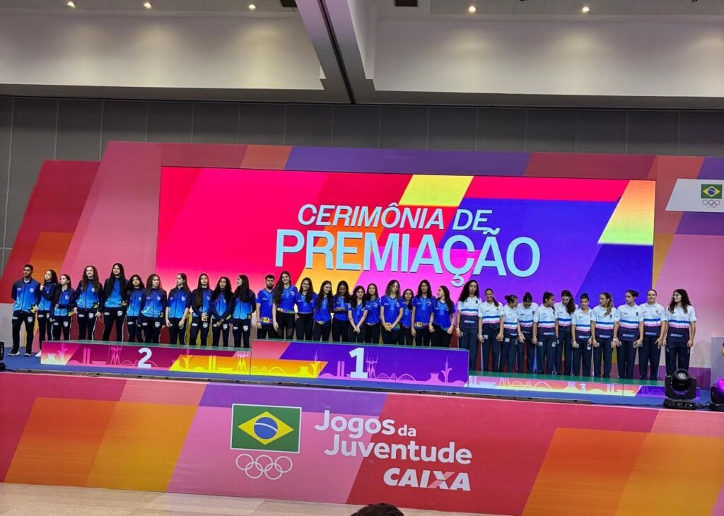 Premiação nos jogos da juventude 1º Lugar CVT