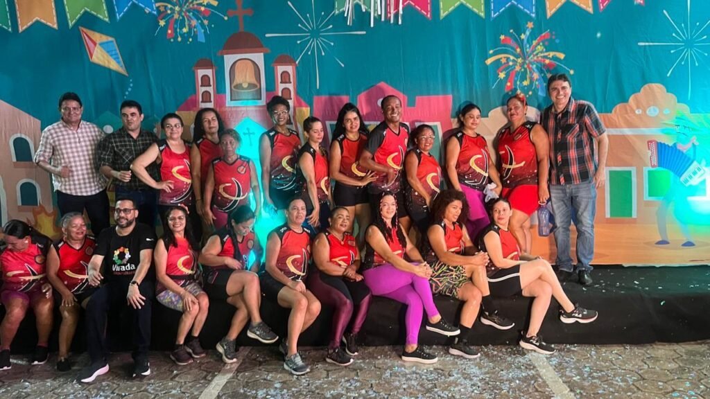 Outra atividade na zumba do CVT