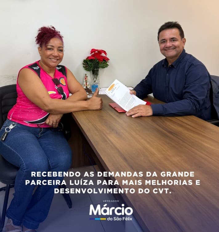 Luiza com Márcio do São Félix