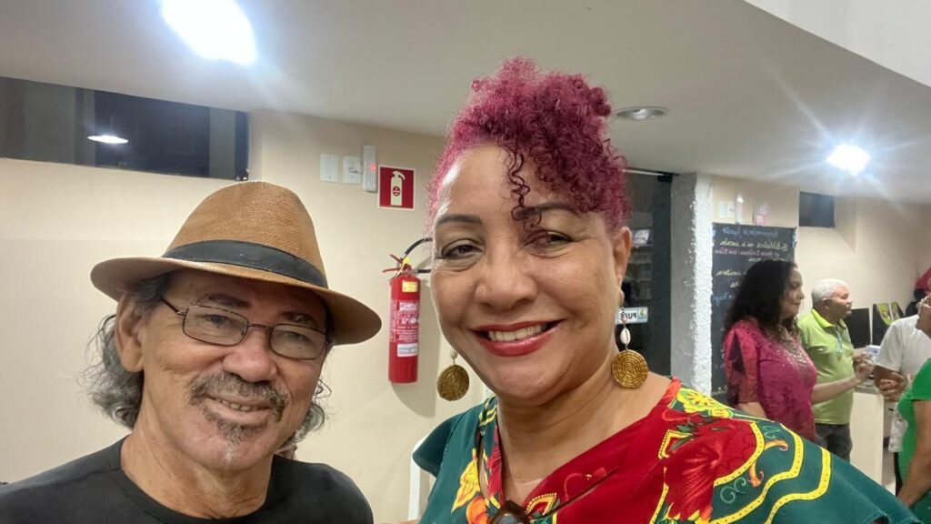 Prof: Xavier Santos e Prof: Luiza Gomes presidente do CVT e fundadores da Associação Clube De Voleibol Tocantins