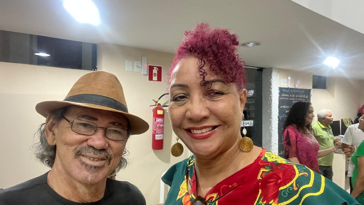 Prof: Xavier Santos e Prof: Luiza Gomes presidente do CVT e fundadores da Associação Clube De Voleibol Tocantins