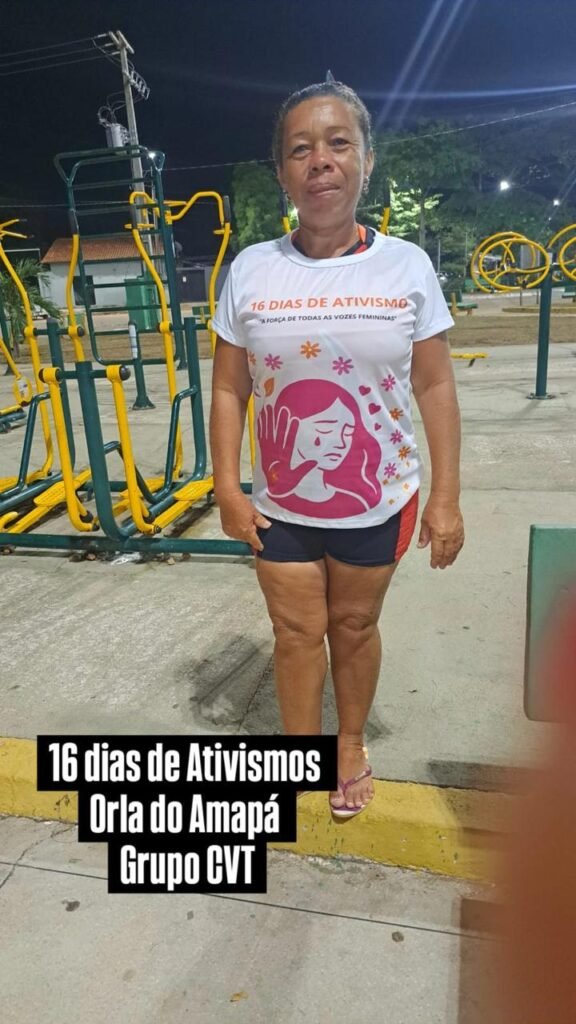 Ação com as alunas da zumba com a CODIM